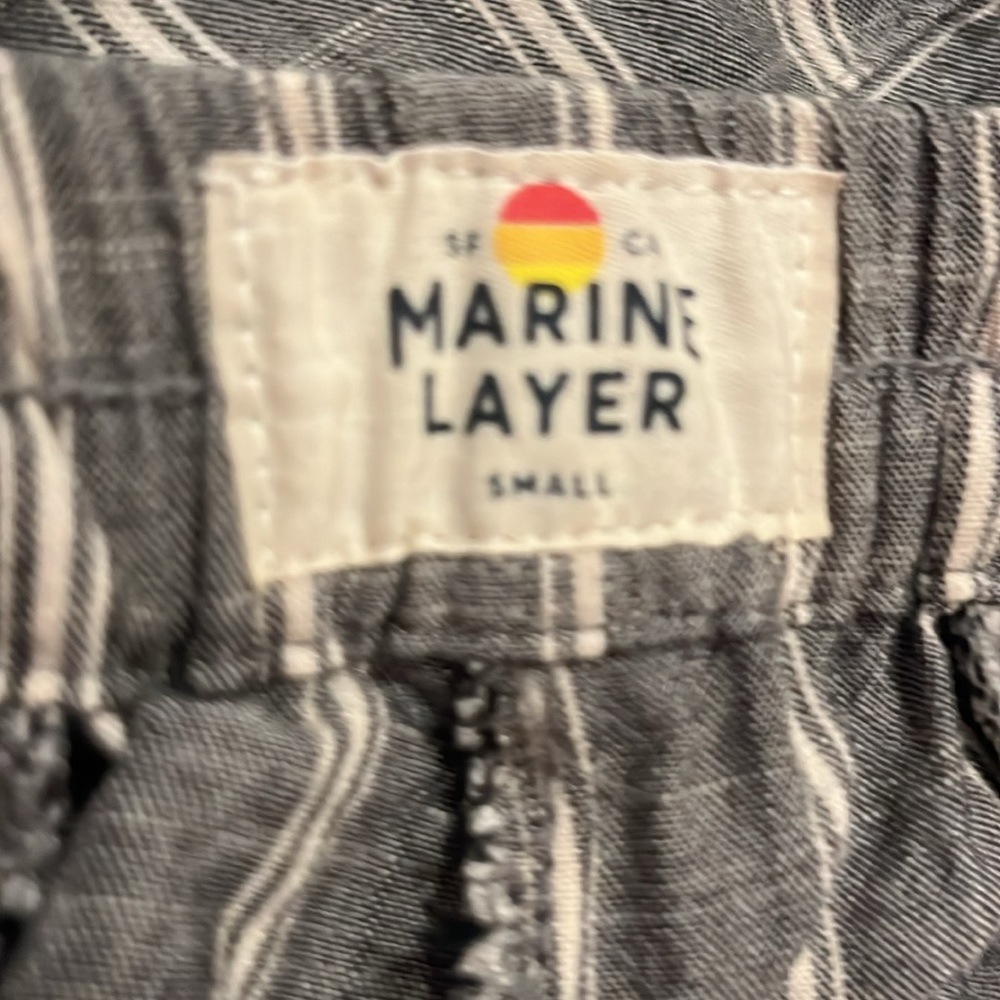 Allison Pant in Navyand White Stripe - Picture 4 of 4